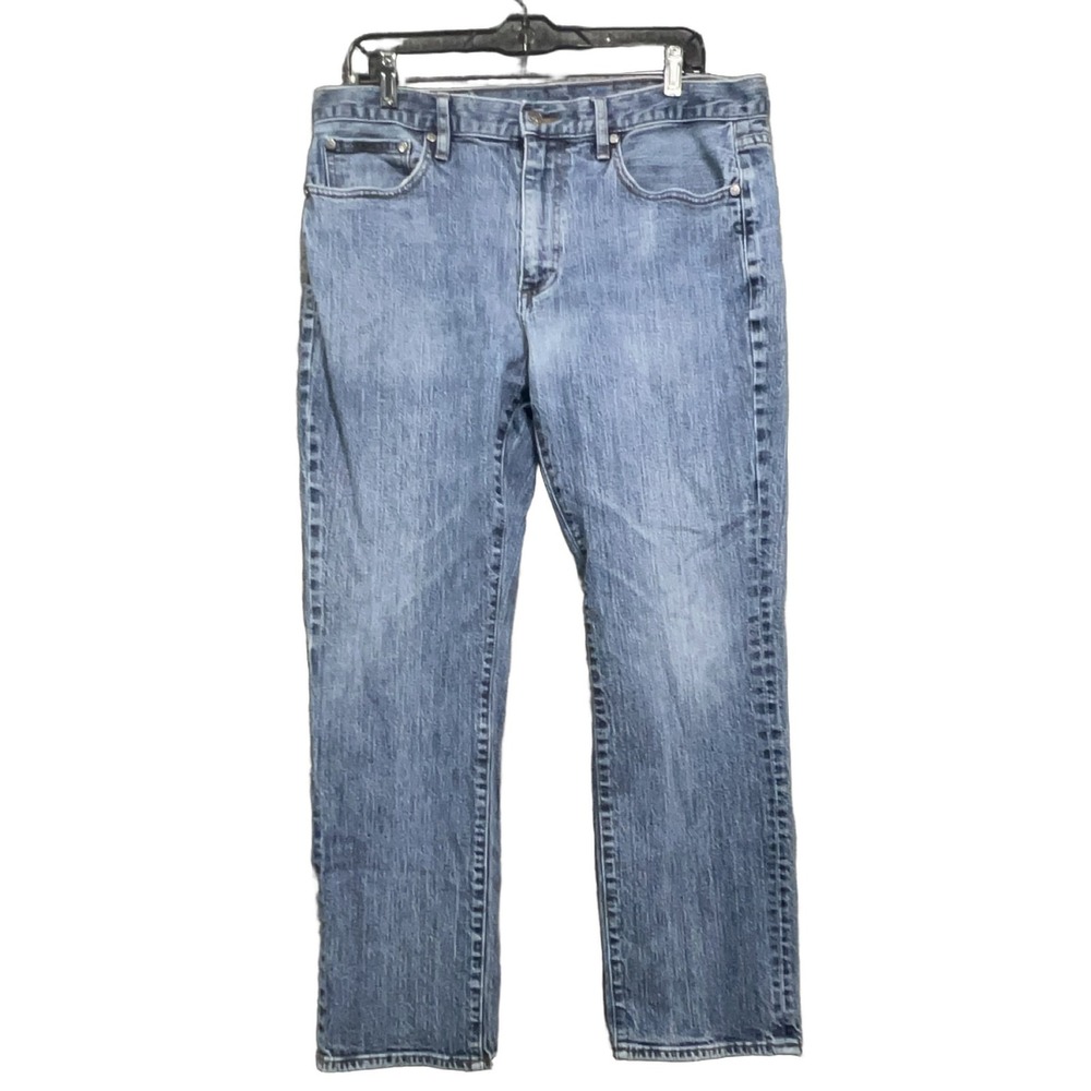 Brooks Brothers Straight Fit Jeans Mens 36x30 Blue Denim Medium Wash